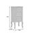 Συρταριέρα Pazlen Inart mdf σε λευκή αντικέ απόχρωση 40x34.5x82εκ - ΣΥΡΤΑΡΙΕΡΕΣ - ΤΟΥΑΛΕΤΕΣ στο Milonadakis.gr