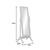 Καθρέπτης Malone Inart mdf σε λευκή αντικέ απόχρωση 55x50x160εκ - ΚΑΘΡΕΠΤΕΣ στο Milonadakis.gr