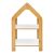 Ραφιέρα Montessori Zoilen pakoworld φυσικό-λευκό-ροζ mdf 50x30x80εκ - ΟΡΓΑΝΩΣΗ ΣΠΙΤΙΟΥ στο Milonadakis.gr