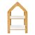 Ραφιέρα Montessori Zoilen pakoworld φυσικό-λευκό-μπλε mdf 50x30x80εκ - ΟΡΓΑΝΩΣΗ ΣΠΙΤΙΟΥ στο Milonadakis.gr