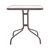 Tραπεζαρία Obbi-Watson pakoworld σετ 5τεμ καφέ μέταλλο-pe rattan 80x80x70εκ - ΣΕΤ ΤΡΑΠΕΖΑΡΙΕΣ στο Milonadakis.gr