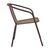 Tραπεζαρία Obbi-Watson pakoworld σετ 5τεμ καφέ μέταλλο-pe rattan 80x80x70εκ - ΣΕΤ ΤΡΑΠΕΖΑΡΙΕΣ στο Milonadakis.gr