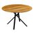 Tραπέζι Cerco pakoworld sonoma mdf και μαύρο μεταλλικό πόδι Φ120x75εκ - ΤΡΑΠΕΖΙΑ ΚΟΥΖΙΝΑΣ στο Milonadakis.gr