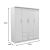Ντουλάπα ρούχων τετράφυλλη Olympus pakoworld λευκό 159x57x183εκ - ΝΤΟΥΛΑΠΕΣ στο Milonadakis.gr