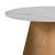 Βοηθητικό τραπέζι Soleire Inart λευκό μαρμάρου sintered stone Φ50x46εκ - ΒΟΗΘΗΤΙΚΑ ΤΡΑΠΕΖΑΚΙΑ στο Milonadakis.gr