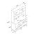 Mπουφές με ράφι Cordie pakoworld λευκό μελαμίνης 120x40x184.2εκ - ΜΠΟΥΦΕΔΕΣ-ΚΟΝΣΟΛΕΣ στο Milonadakis.gr