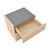 Κομοδίνο Comcie pakoworld σε φυσικό με γκρι απόχρωση 50x42x45.5εκ - ΚΟΜΟΔΙΝΑ στο Milonadakis.gr