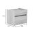 Κομοδίνο Comcie pakoworld σε φυσικό με γκρι απόχρωση 50x42x45.5εκ - ΚΟΜΟΔΙΝΑ στο Milonadakis.gr