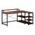 Γραφείο γωνιακό Tebul pakoworld MDF-metal σε oak απόχρωση 100x60x88εκ - ΓΡΑΦΕΙΑ στο Milonadakis.gr