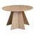 Τραπέζι Bibble pakoworld MDF σε φυσική απόχρωση Φ120x76εκ - ΤΡΑΠΕΖΙΑ ΚΟΥΖΙΝΑΣ στο Milonadakis.gr