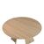 Τραπέζι Bibble pakoworld MDF σε φυσική απόχρωση Φ120x76εκ - ΤΡΑΠΕΖΙΑ ΚΟΥΖΙΝΑΣ στο Milonadakis.gr