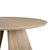Τραπέζι Bibble pakoworld MDF σε φυσική απόχρωση Φ120x76εκ - ΤΡΑΠΕΖΙΑ ΚΟΥΖΙΝΑΣ στο Milonadakis.gr