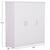 ΝΤΟΥΛΑΠΑ 3ΦΥΛΛΗ ΜΕ ΡΑΦΙΑ BAILEY HM2482.02 ΛΕΥΚΗ ΜΕΛΑΜΙΝΗ 120-116x40x123,5Υεκ. - ΝΤΟΥΛΑΠΕΣ στο Milonadakis.gr