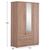 ΝΤΟΥΛΑΠΑ ΜΕ ΚΑΘΡΕΦΤΗ & ΣΥΡΤΑΡΙΑ CEASAR HM2485.11 SONAMA OAK ΜΕΛΑΜΙΝΗ 119x48x183Υεκ - ΝΤΟΥΛΑΠΕΣ στο Milonadakis.gr