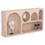 ΡΑΦΙ ΤΟΙΧΟΥ ΣΕΙΡΑ SANTORINI HM18063.02 MDF ΣΕ ΚΑΦΕ 120x18x60Υεκ. - ΡΑΦΙΑ ΤΟΙΧΟΥ στο Milonadakis.gr