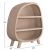 ΡΑΦΙΕΡΑ ΣΕΙΡΑ SANTORINI HM18060.02 MDF ΣΕ ΚΑΦΕ ΧΡΩΜΑ 120x38x133Υεκ. - ΒΙΤΡΙΝΕΣ στο Milonadakis.gr