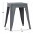 ΣΚΑΜΠΟ ΜΕΤΑΛΛΙΚΟ MELITA HM0096.50 ΣΕ ΓΚΡΙ ΜΑΤ ΧΡΩΜΑ 39x39x46Υεκ. - ΠΟΥΦ - ΣΚΑΜΠΟ - ΜΠΑΟΥΛΟ στο Milonadakis.gr