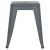 ΣΚΑΜΠΟ ΜΕΤΑΛΛΙΚΟ MELITA HM0096.50 ΣΕ ΓΚΡΙ ΜΑΤ ΧΡΩΜΑ 39x39x46Υεκ. - ΠΟΥΦ - ΣΚΑΜΠΟ - ΜΠΑΟΥΛΟ στο Milonadakis.gr