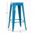ΣΚΑΜΠΟ ΜΠΑΡ ΜΕΤΑΛΛΙΚΟ MELITA HM8642.48 ΣΕ ΜΠΛΕ 43x43x78Υεκ. - ΣΚΑΜΠΟ ΜΠΑΡ στο Milonadakis.gr
