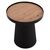 ΤΡΑΠΕΖΑΚΙ ΒΟΗΘΗΤΙΚΟ DENTON HM18023.01 MDF TOP ΦΥΣΙΚΟ ΞΥΛΟΥ-ΒΑΣΗ ΜΑΥΡΗ Φ45x51,5Υεκ. - ΤΡΑΠΕΖΑΚΙΑ ΣΑΛΟΝΙΟΥ στο Milonadakis.gr