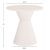 ΤΡΑΠΕΖΙ ΤΡΑΠΕΖΑΡΙΑΣ ΣΤΡΟΓΓΥΛΟ ΣΕΙΡΑ SANTORINI HM18055 MDF ΥΠΟΛΕΥΚΟ ΧΡΩΜΑ Φ77x76Υεκ. - ΤΡΑΠΕΖΙΑ ΚΟΥΖΙΝΑΣ στο Milonadakis.gr