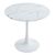 Τραπέζι Balou II pakoworld MDF σε λευκό μαρμάρου απόχρωση Φ80x75εκ - ΤΡΑΠΕΖΙΑ ΚΟΥΖΙΝΑΣ στο Milonadakis.gr