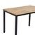 Τραπέζι Witte pakoworld MDF/Metal σε sonoma απόχρωση με λευκο πόδι 110x70x76εκ - ΤΡΑΠΕΖΙΑ ΚΟΥΖΙΝΑΣ στο Milonadakis.gr