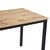Τραπέζι Witte pakoworld MDF/Metal σε sonoma απόχρωση με λευκο πόδι 110x70x76εκ - ΤΡΑΠΕΖΙΑ ΚΟΥΖΙΝΑΣ στο Milonadakis.gr