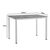 Τραπέζι Witte pakoworld MDF/Metal σε sonoma απόχρωση με μαύρο πόδι 110x70x76εκ - ΤΡΑΠΕΖΙΑ ΚΟΥΖΙΝΑΣ στο Milonadakis.gr