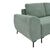 Kαναπές κρεβάτι τριθέσιος αναστρέψιμος Settee pakoworld ύφασμα με αποθηκευτικό χώρο σε μέντα απόχρωση 286x204x93εκ - ΚΑΝΑΠΕΔΕΣ-ΣΑΛΟΝΙΑ στο Milonadakis.gr
