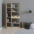 Βιβλιοθήκη με συρτάρια Dakin pakoworld σε oak απόχρωση 80x25x190εκ - ΒΙΒΛΙΟΘΗΚΕΣ στο Milonadakis.gr
