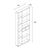 Βιβλιοθήκη με συρτάρια Dakin pakoworld σε oak απόχρωση 80x25x190εκ - ΒΙΒΛΙΟΘΗΚΕΣ στο Milonadakis.gr