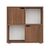 Βιβλιοθήκη Bookel pakoworld σε καρυδί απόχρωση 59.6x27.5x60.4εκ - ΒΙΒΛΙΟΘΗΚΕΣ στο Milonadakis.gr