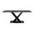 Τραπέζι Tafel pakoword Sintered stone μαύρο με μεταλλικά πόδια σε μαύρη απόχρωση 180x90x76εκ - ΤΡΑΠΕΖΙΑ ΚΟΥΖΙΝΑΣ στο Milonadakis.gr