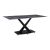 Τραπέζι Tafel pakoword Sintered stone μαύρο με μεταλλικά πόδια σε μαύρη απόχρωση 180x90x76εκ - ΤΡΑΠΕΖΙΑ ΚΟΥΖΙΝΑΣ στο Milonadakis.gr