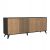 ΜΠΟΥΦΕΣ ΜΕΛΑΜΙΝΗΣ KRUDEN HM9446.11 ΜΑΥΡΟ-ΦΥΣΙΚΟ 180x40x78.6Υεκ. - ΜΠΟΥΦΕΔΕΣ-ΚΟΝΣΟΛΕΣ στο Milonadakis.gr
