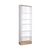 Βιβλιοθήκη Bator pakoworld σε λευκό- oak χρώμα 60x26x197εκ - ΒΙΒΛΙΟΘΗΚΕΣ στο Milonadakis.gr