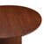 Τραπέζι Mesa pakoword MDF σε καρυδί απόχρωση Φ120x75εκ - ΤΡΑΠΕΖΙΑ ΚΟΥΖΙΝΑΣ στο Milonadakis.gr