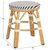 ΣΚΑΜΠΟ ΑΛΟΥΜΙΝΙΟΥ CHINO HM6285.03 BAMBOO LOOK-TEXTILENE ΛΕΥΚΟ-ΜΑΥΡΟ Φ36x46Υεκ. - ΣΚΑΜΠΩ στο Milonadakis.gr