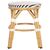 ΣΚΑΜΠΟ ΑΛΟΥΜΙΝΙΟΥ CHINO HM6285.03 BAMBOO LOOK-TEXTILENE ΛΕΥΚΟ-ΜΑΥΡΟ Φ36x46Υεκ. - ΣΚΑΜΠΩ στο Milonadakis.gr