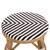 ΣΚΑΜΠΟ ΑΛΟΥΜΙΝΙΟΥ CHINO HM6285.03 BAMBOO LOOK-TEXTILENE ΛΕΥΚΟ-ΜΑΥΡΟ Φ36x46Υεκ. - ΣΚΑΜΠΩ στο Milonadakis.gr