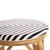ΣΚΑΜΠΟ ΑΛΟΥΜΙΝΙΟΥ CHINO HM6285.03 BAMBOO LOOK-TEXTILENE ΛΕΥΚΟ-ΜΑΥΡΟ Φ36x46Υεκ. - ΣΚΑΜΠΩ στο Milonadakis.gr