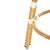 ΣΚΑΜΠΟ ΑΛΟΥΜΙΝΙΟΥ CHINO HM6285.03 BAMBOO LOOK-TEXTILENE ΛΕΥΚΟ-ΜΑΥΡΟ Φ36x46Υεκ. - ΣΚΑΜΠΩ στο Milonadakis.gr