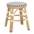 ΣΚΑΜΠΟ ΑΛΟΥΜΙΝΙΟΥ CHINO HM6285.03 BAMBOO LOOK-TEXTILENE ΛΕΥΚΟ-ΜΑΥΡΟ Φ36x46Υεκ. - ΣΚΑΜΠΩ στο Milonadakis.gr