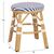 ΣΚΑΜΠΟ ΑΛΟΥΜΙΝΙΟΥ CHINO HM6285.05 BAMBOO LOOK-TEXTILENE ΛΕΥΚΟ-ΜΠΛΕ Φ36x46Υεκ. - ΣΚΑΜΠΩ στο Milonadakis.gr