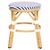 ΣΚΑΜΠΟ ΑΛΟΥΜΙΝΙΟΥ CHINO HM6285.05 BAMBOO LOOK-TEXTILENE ΛΕΥΚΟ-ΜΠΛΕ Φ36x46Υεκ. - ΣΚΑΜΠΩ στο Milonadakis.gr