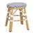 ΣΚΑΜΠΟ ΑΛΟΥΜΙΝΙΟΥ CHINO HM6285.05 BAMBOO LOOK-TEXTILENE ΛΕΥΚΟ-ΜΠΛΕ Φ36x46Υεκ. - ΣΚΑΜΠΩ στο Milonadakis.gr