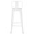 ΣΚΑΜΠΟ BAR ME ΠΛΑΤΗ ΜΕΤΑΛΛΙΚΟ MELITA-PRO HM8643.41 ΛΕΥΚΟ ΜΑΤ 42x42x100Υεκ. - ΣΚΑΜΠΟ ΜΠΑΡ στο Milonadakis.gr