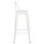 ΣΚΑΜΠΟ BAR ME ΠΛΑΤΗ ΜΕΤΑΛΛΙΚΟ MELITA-PRO HM8643.41 ΛΕΥΚΟ ΜΑΤ 42x42x100Υεκ. - ΣΚΑΜΠΟ ΜΠΑΡ στο Milonadakis.gr
