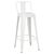 ΣΚΑΜΠΟ BAR ME ΠΛΑΤΗ ΜΕΤΑΛΛΙΚΟ MELITA-PRO HM8643.41 ΛΕΥΚΟ ΜΑΤ 42x42x100Υεκ. - ΣΚΑΜΠΟ ΜΠΑΡ στο Milonadakis.gr